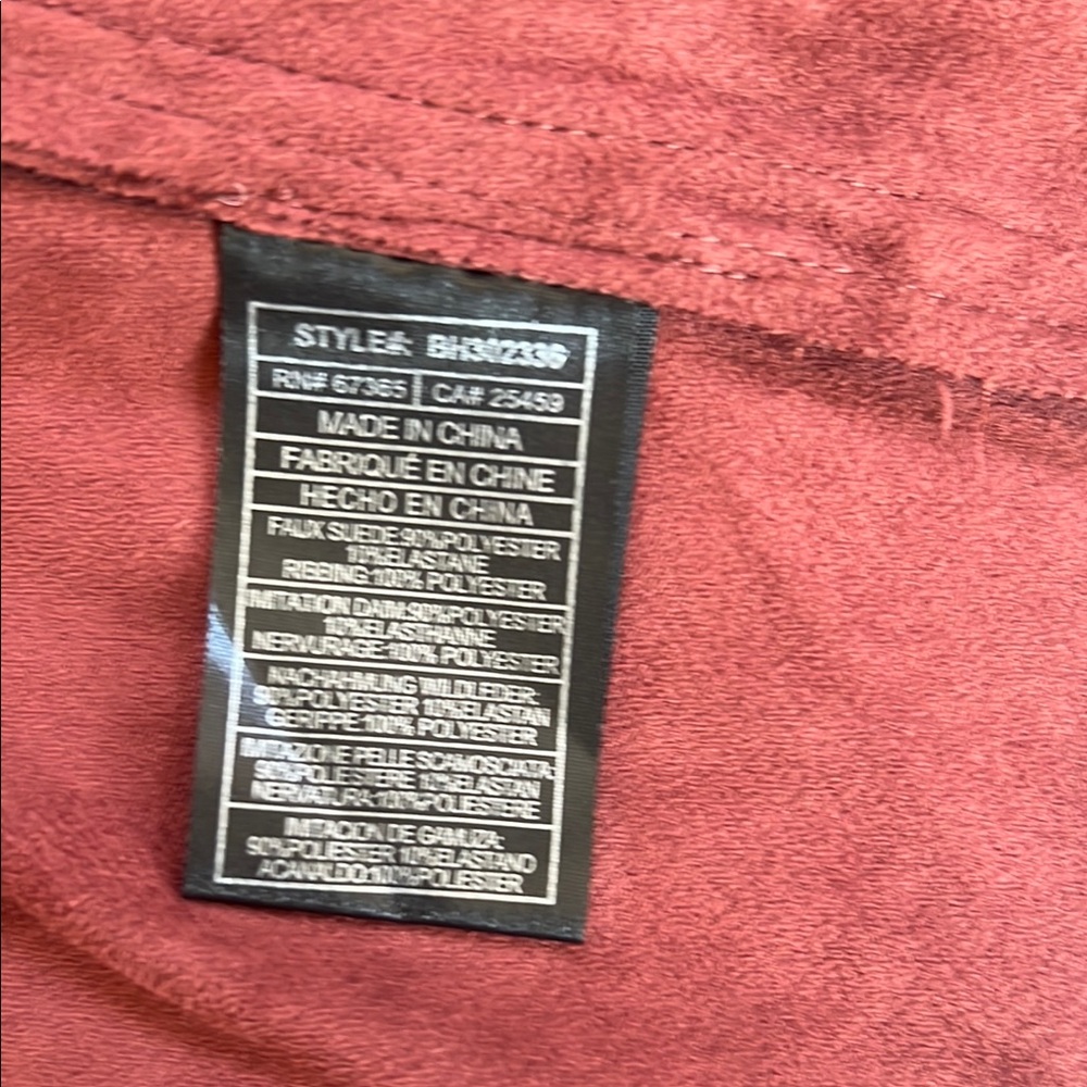 BB Dakota Rust Waterfall Blazer - Picture 5 of 9